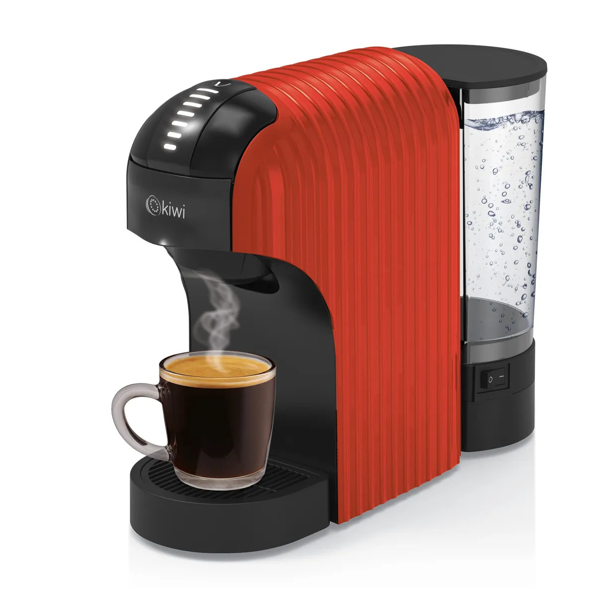 KIWI KCM-7597 KAPSÜL KAHVE MAKİNESİ KIRMIZI